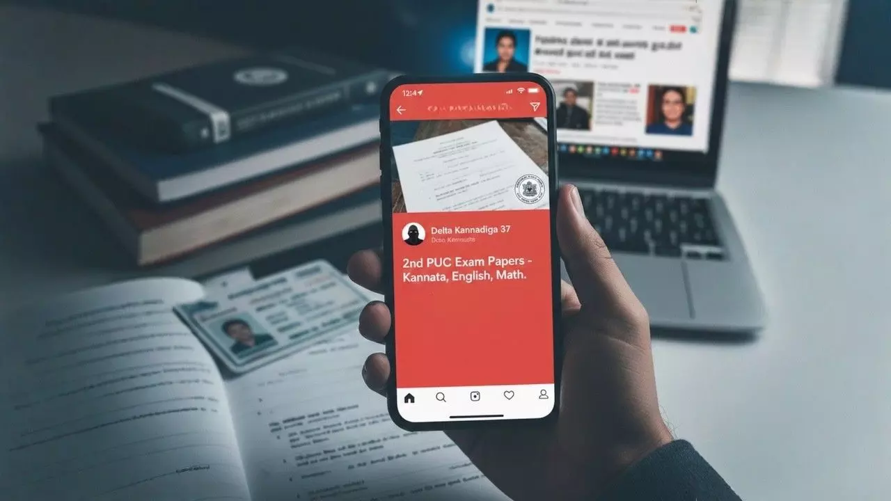 ದ್ವಿತೀಯ ಪಿಯುಸಿ ಪರೀಕ್ಷೆ: ಪ್ರಶ್ನೆ ಪತ್ರಿಕೆ ಲೀಕ್ ವದಂತಿ, ಸೈಬರ್ ದೂರು ದಾಖಲು