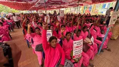 ಬೆಂಗಳೂರಿನಲ್ಲಿ ಆಶಾ ಕಾರ್ಯಕರ್ತೆಯರ ಬೃಹತ್ ಪ್ರತಿಭಟನೆ