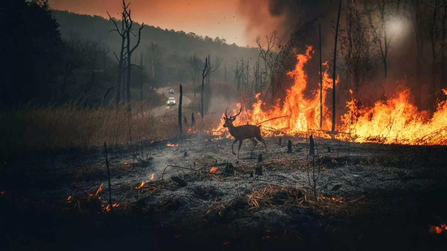ಚಿತೆಯಾಗುತ್ತಿದೆ ಅರಣ್ಯ, ಮುರಿಯುತ್ತಿದೆ ಆಹಾರ ಸರಪಳಿ: ಕಾಡ್ಗಿಚ್ಚಿಗೆ ವನ್ಯಜೀವಿಗಳ ರೋದನ ಚಿತೆಯಾಗುತ್ತಿದೆ ಅರಣ್ಯ, ಮುರಿಯುತ್ತಿದೆ ಆಹಾರ ಸರಪಳಿ: ಕಾಡ್ಗಿಚ್ಚಿಗೆ ವನ್ಯಜೀವಿಗಳ ರೋದನ