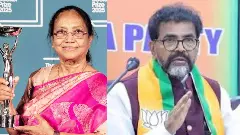 Flowers on Ambedkars portrait wearing slippers, BJP demands action against Banu Mushtaq