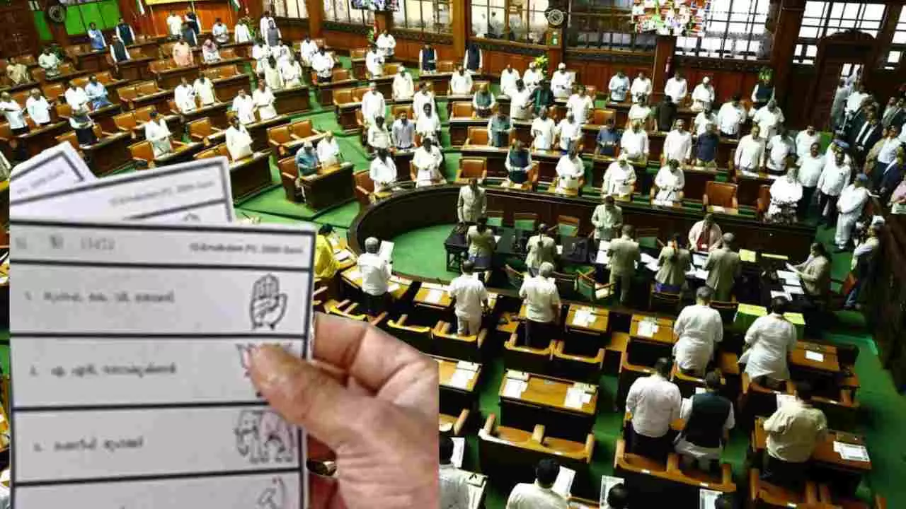 Ballot Paper: ಇವಿಎಂ ವಿರುದ್ಧ ಕರ್ನಾಟಕ ಕಾಂಗ್ರೆಸ್ನ ಬ್ಯಾಲೆಟ್ ಪೇಪರ್ ಅಸ್ತ್ರಕ್ಕೆ ಕಾನೂನು ಮುದ್ರೆ Ballot Paper: ಇವಿಎಂ ವಿರುದ್ಧ ಕರ್ನಾಟಕ ಕಾಂಗ್ರೆಸ್ನ ಬ್ಯಾಲೆಟ್ ಪೇಪರ್ ಅಸ್ತ್ರಕ್ಕೆ ಕಾನೂನು ಮುದ್ರೆ