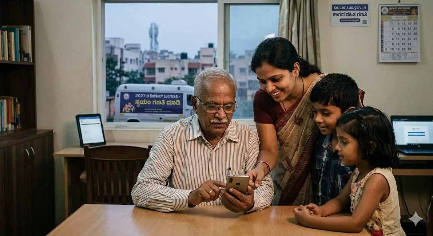 Census-2027| ಏ.1 ರಿಂದ ಡಿಜಿಟಲ್ ಜನಗಣತಿ; ಸ್ವಯಂ ಗಣತಿ ಹೇಗೆ, ಎತ್ತ? Census-2027| ಏ.1 ರಿಂದ ಡಿಜಿಟಲ್ ಜನಗಣತಿ; ಸ್ವಯಂ ಗಣತಿ ಹೇಗೆ, ಎತ್ತ?