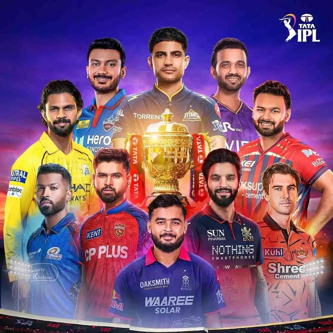 ಐಪಿಎಲ್ 2026: ಸಂಪೂರ್ಣ ಮಾರ್ಗದರ್ಶಿ: ವೇಳಾಪಟ್ಟಿ, ತಂಡಗಳು, ಕ್ರೀಡಾಂಗಣಗಳು, ಟಿಕೆಟ್ ಮತ್ತಿತರ ವಿವರ ಇಲ್ಲಿದೆ ಐಪಿಎಲ್ 2026: ಸಂಪೂರ್ಣ ಮಾರ್ಗದರ್ಶಿ: ವೇಳಾಪಟ್ಟಿ, ತಂಡಗಳು, ಕ್ರೀಡಾಂಗಣಗಳು, ಟಿಕೆಟ್ ಮತ್ತಿತರ ವಿವರ ಇಲ್ಲಿದೆ