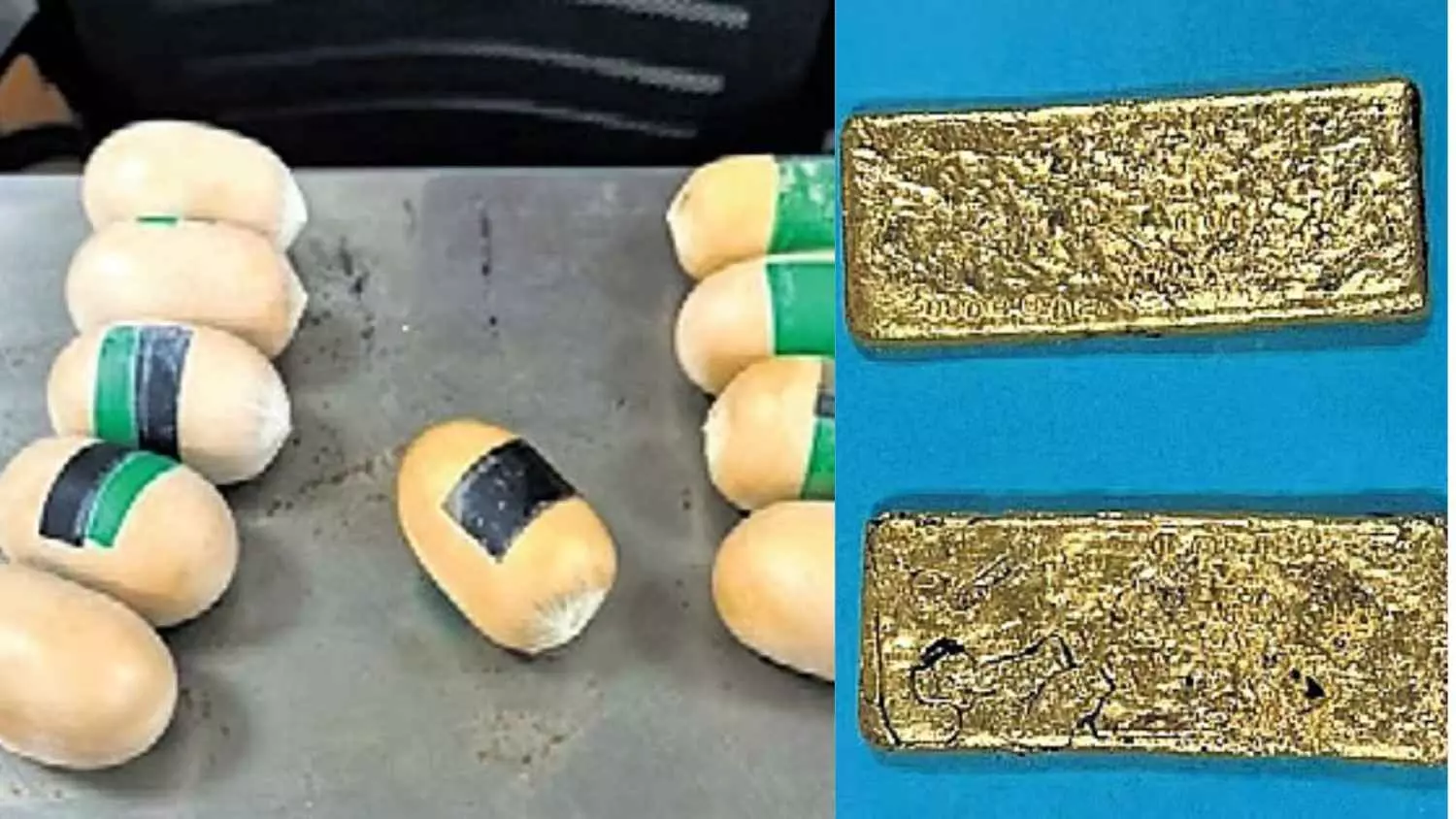 ವಾಶ್ರೂಮ್ಗಳಲ್ಲೇ ಚಿನ್ನ ಹಸ್ತಾಂತರ..! ಬೆಂಗಳೂರು ಏರ್ಪೋರ್ಟ್ನಲ್ಲಿ 5 ಕೋಟಿ ರೂ. ಮೌಲ್ಯದ ಚಿನ್ನ ಜಪ್ತಿ ವಾಶ್ರೂಮ್ಗಳಲ್ಲೇ ಚಿನ್ನ ಹಸ್ತಾಂತರ..! ಬೆಂಗಳೂರು ಏರ್ಪೋರ್ಟ್ನಲ್ಲಿ 5 ಕೋಟಿ ರೂ. ಮೌಲ್ಯದ ಚಿನ್ನ ಜಪ್ತಿ