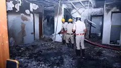 Serial fire accident: Hotel worker dies, 20 new bikes in showroom gutted!