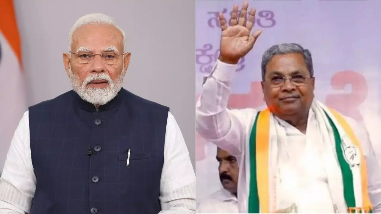Siddaramaiah lashes out at Modi over Bengaluru speech Siddaramaiah lashes out at Modi over Bengaluru speech