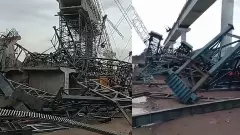 Terrible tragedy in UP: 6 workers die as under-construction bridge collapses!