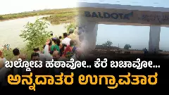 ಬರ ಎದುರಿಸಲು ಆಸರೆಯಾಗಿದ್ದ ಕೆರೆ ನುಂಗಲು ಹೊರಟ ಸ್ಟೀಲ್‌ ಕಂಪೆನಿ ವಿರುದ್ಧ ರೈತರ ಆಕ್ರೋಶ